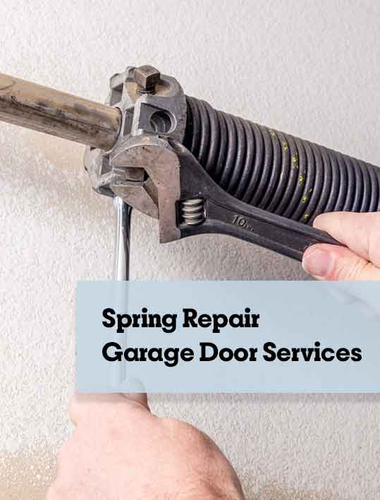 Garage Door in West Roxbury Spring Repair